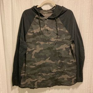 COPY - Light Weight Express Brand Camo Hoodie